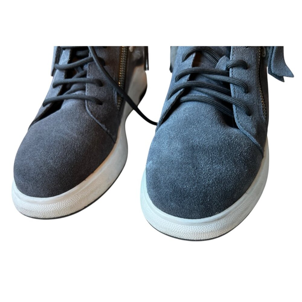 Cloud Nine Women’s Size 8 Gray Suede and Sheepskin Ankle Boots - Picture 9 of 15